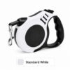 Black & White Everyday Control Retractable Dog Leash