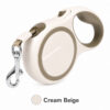 Khaki Everyday Control Retractable Dog Leash