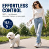 Comfort-grip retractable leash handle
