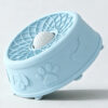 Lotus slow feeder bowl in Sky Blue