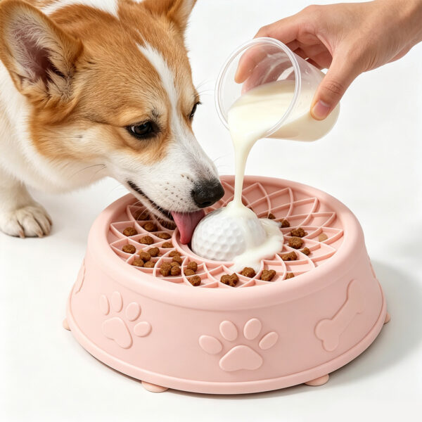 Lotus slow feeder bowl for dogs