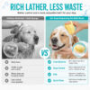 Soft silicone pet bath brush bristles