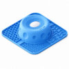 Classic Sky Blue slow feeder bowl pro with square tray
