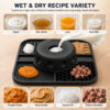Slow feeder tray with multiple feeding zones